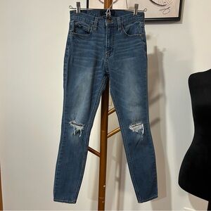 Aero Blue Cheeky Jegging Size 2